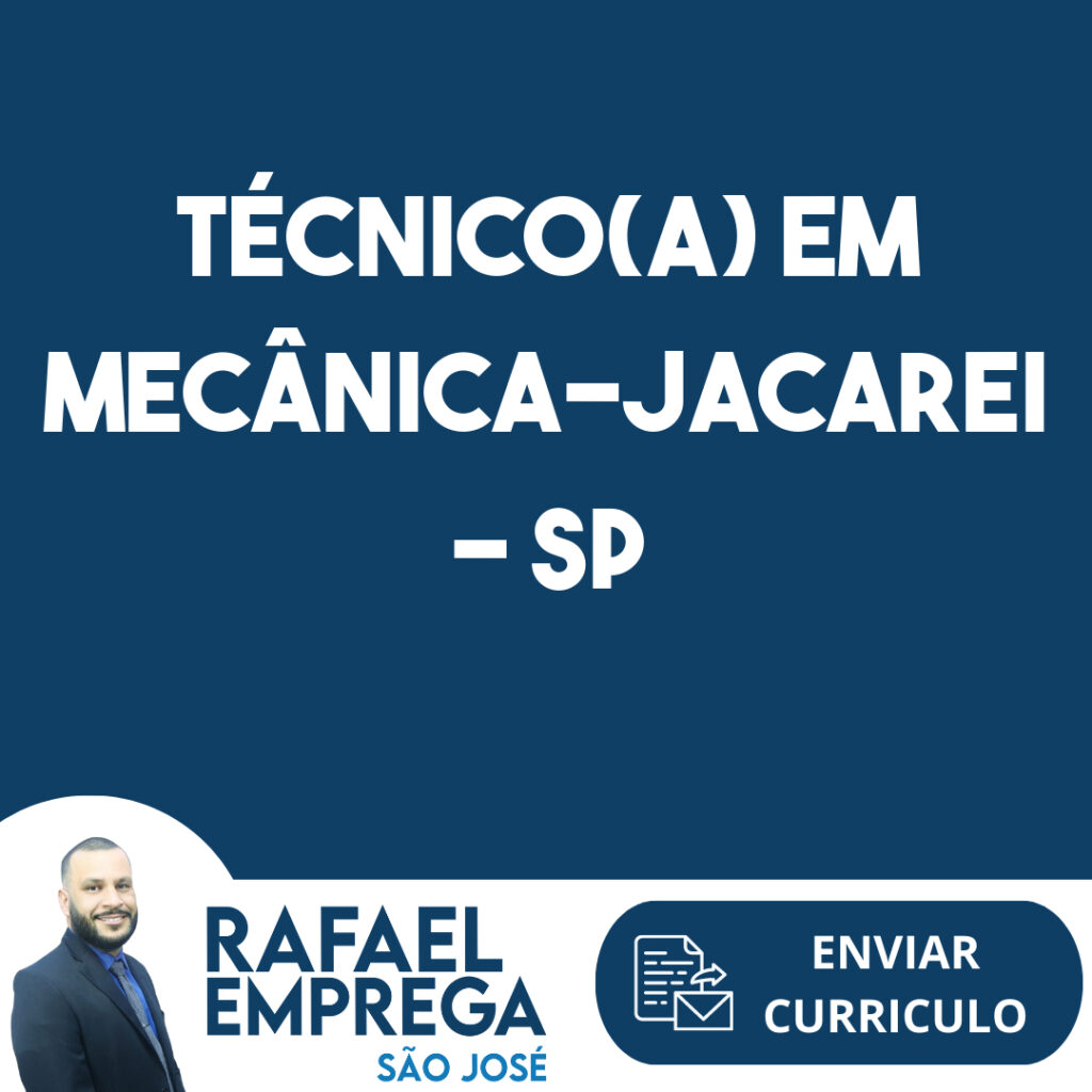 Técnico(A) Em Mecânica-Jacarei - Sp 1