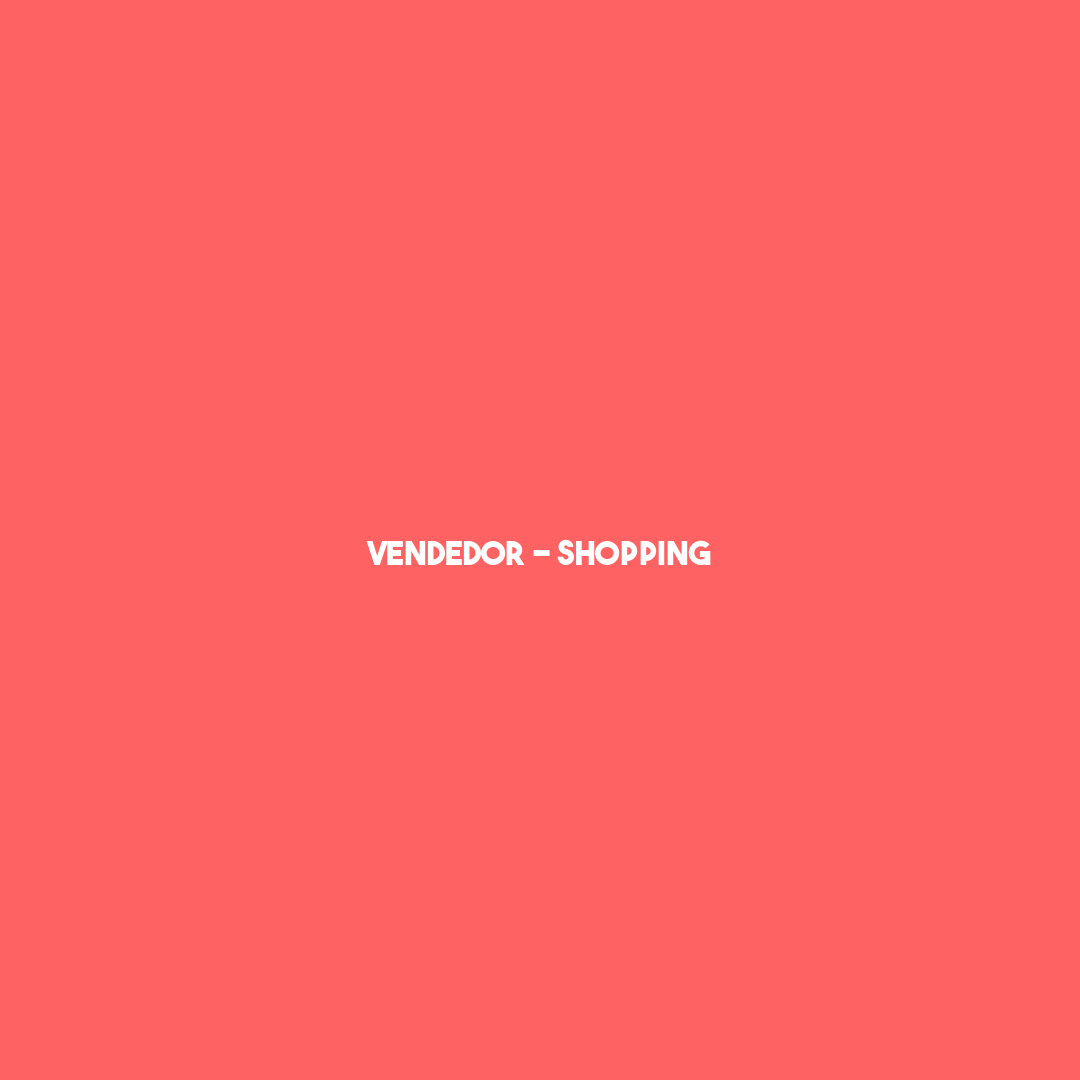 Vendedor - Shopping-São José Dos Campos - Sp 39