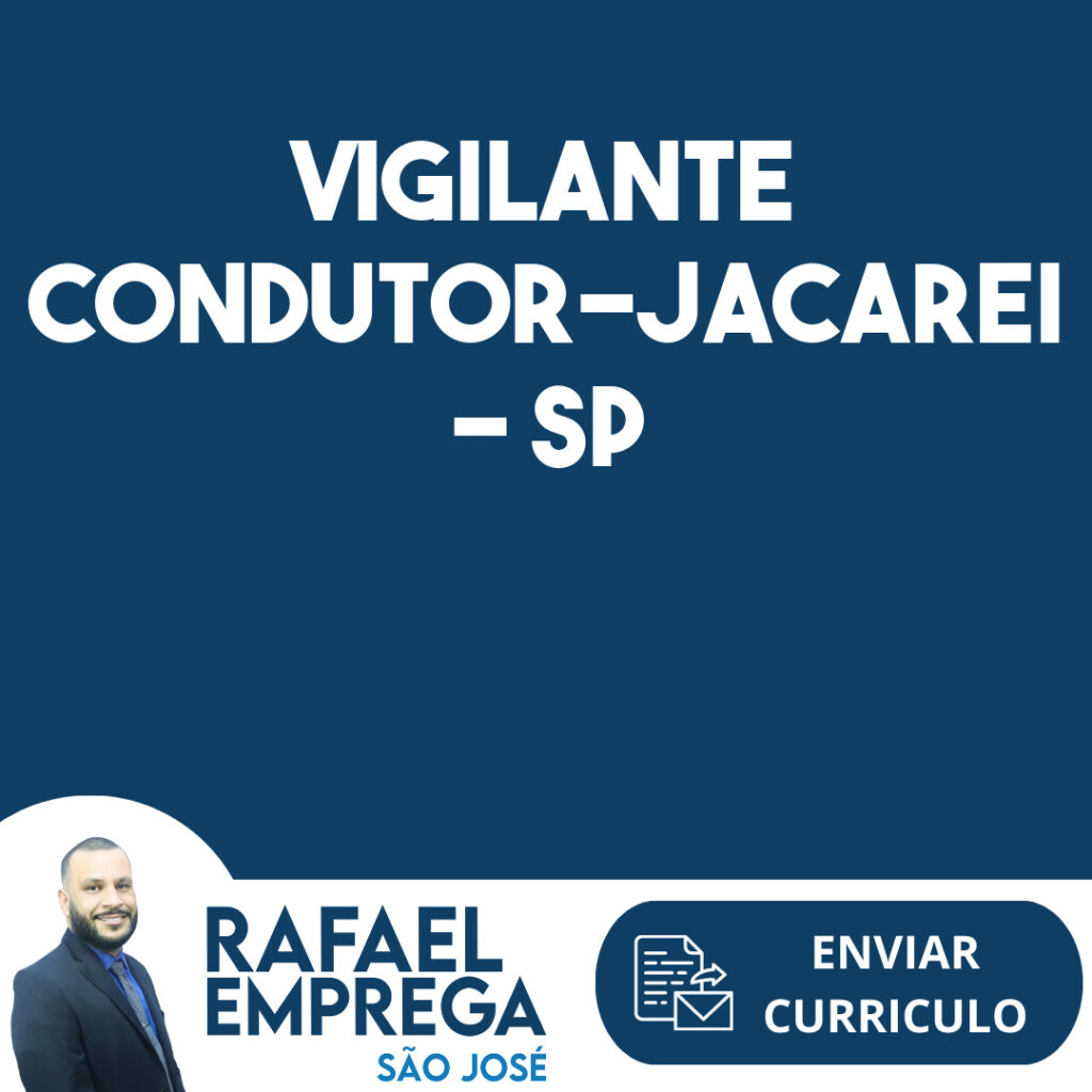 Vigilante Condutor-Jacarei - Sp 1