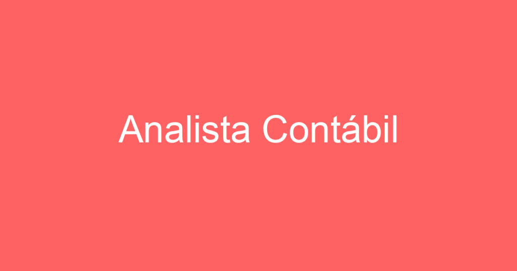 Analista Contábil 1