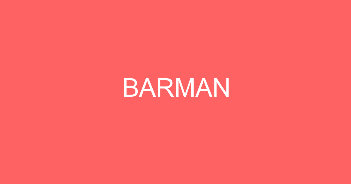 BARMAN 25