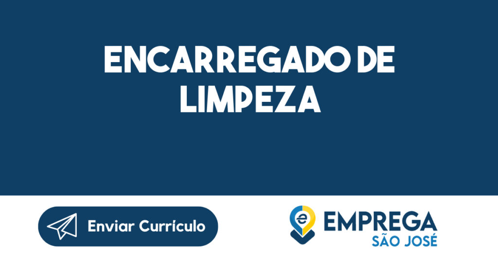 Encarregado de Limpeza-São José dos Campos - SP 1