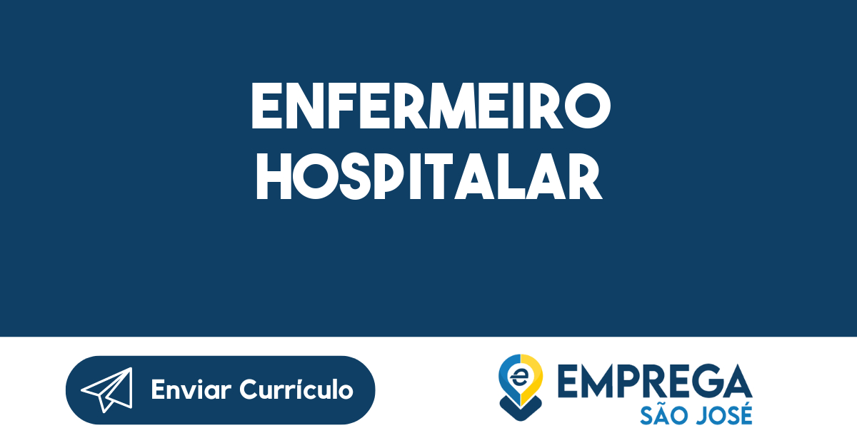 ENFERMEIRO HOSPITALAR-São José dos Campos - SP 7