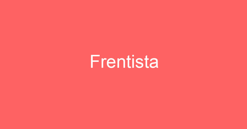 Frentista 1