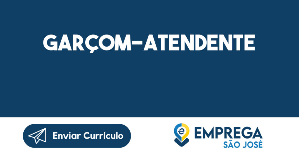 Garçom-Atendente-São José Dos Campos - Sp 1