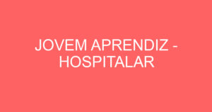 JOVEM APRENDIZ - HOSPITALAR 8