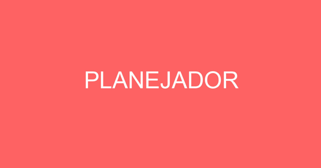 PLANEJADOR 1