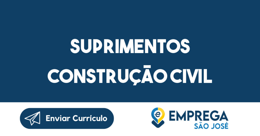Suprimentos Construção Civil-São José dos Campos - SP 1