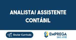 Analista/ Assistente Contábil-São José dos Campos - SP 7