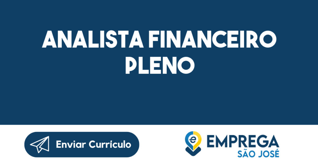 Analista Financeiro Pleno-São José dos Campos - SP 1