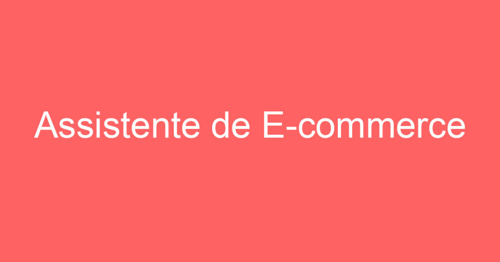Assistente de E-commerce 1