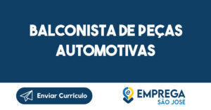 Balconista de peças automotivas-São José dos Campos - SP 2