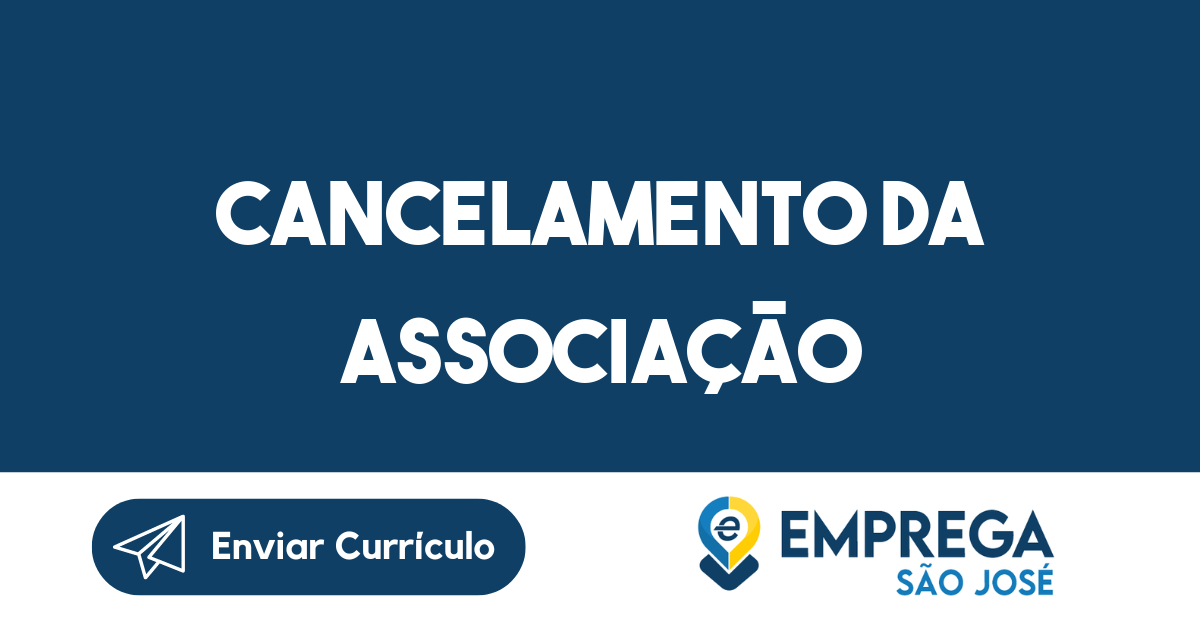 Cancelamento da associação 1