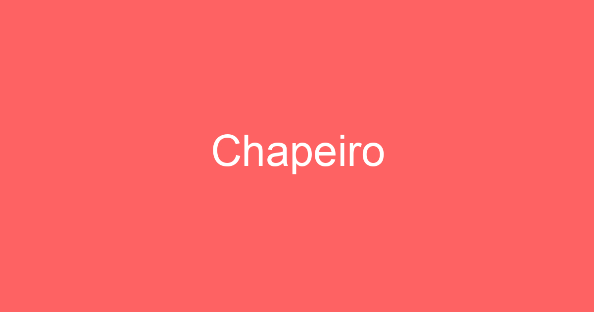 Chapeiro 29