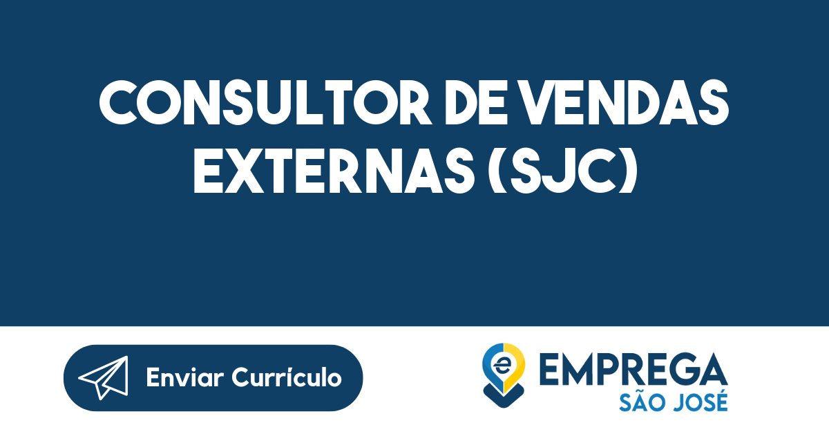 CONSULTOR DE VENDAS EXTERNAS (SJC)-São José dos Campos - SP 23
