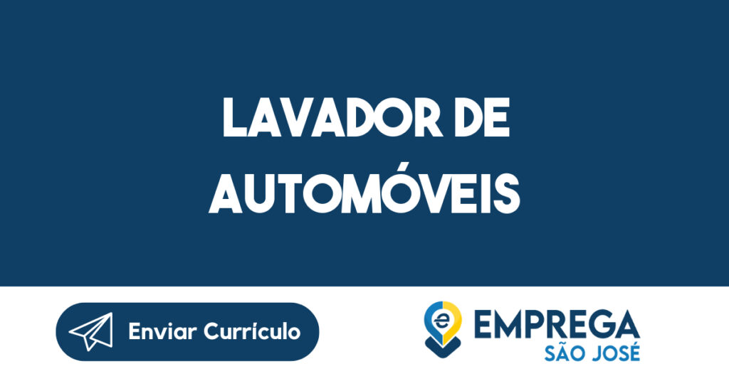 Lavador de automóveis-São José dos Campos - SP 1
