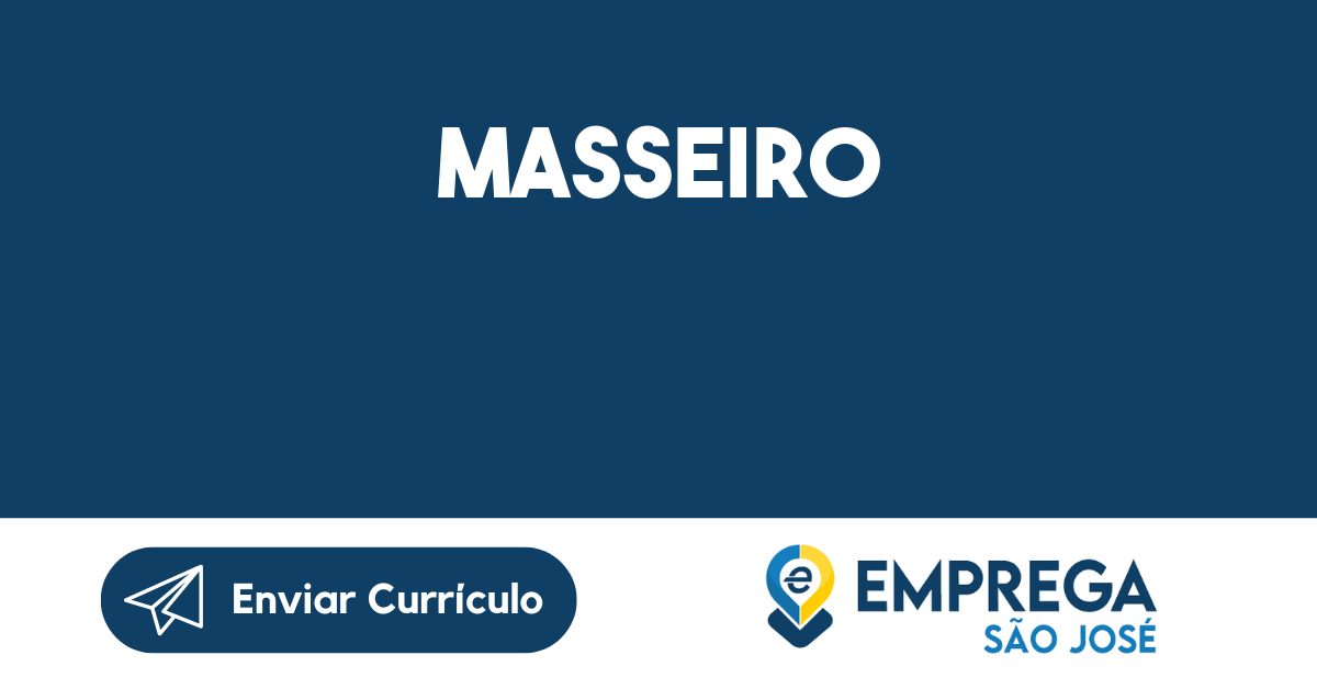 masseiro-São José dos Campos - SP 5