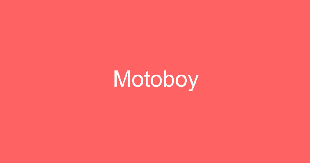 Motoboy 1