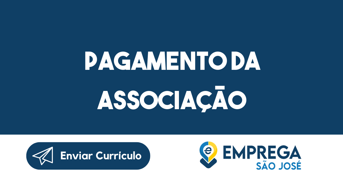 Pagamento da associação 1