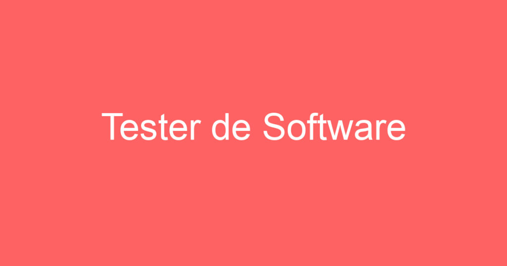 Tester de Software 1