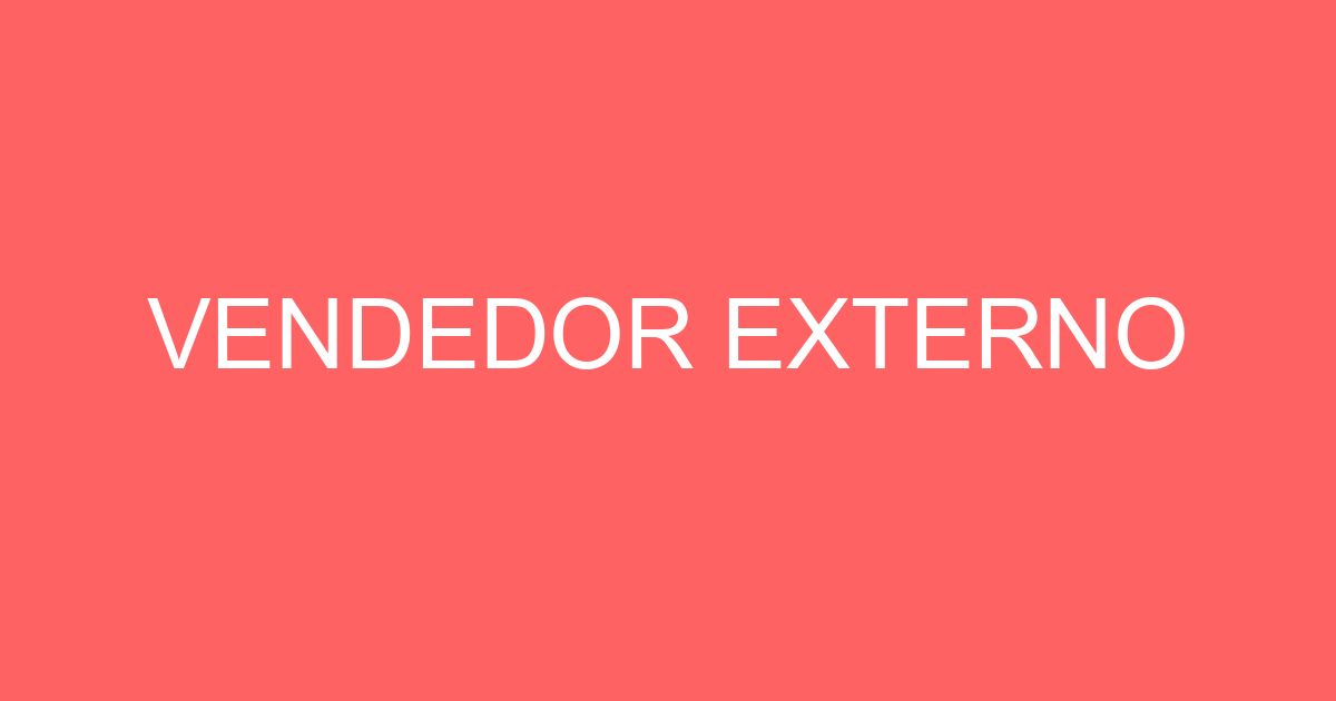 VENDEDOR EXTERNO 65