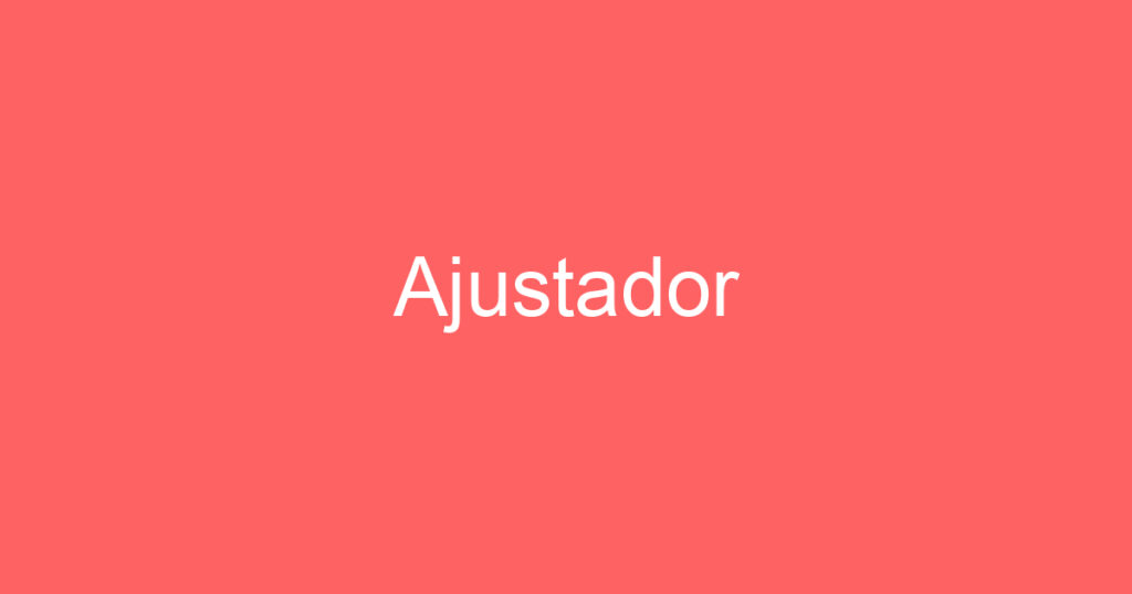 Ajustador 1