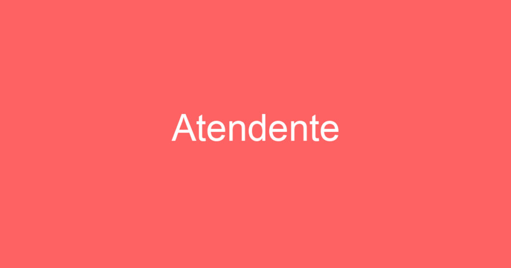 Atendente 1