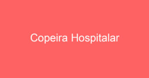 Copeira Hospitalar 11