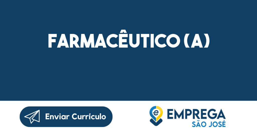 Farmacêutico (a)-São José dos Campos - SP 1