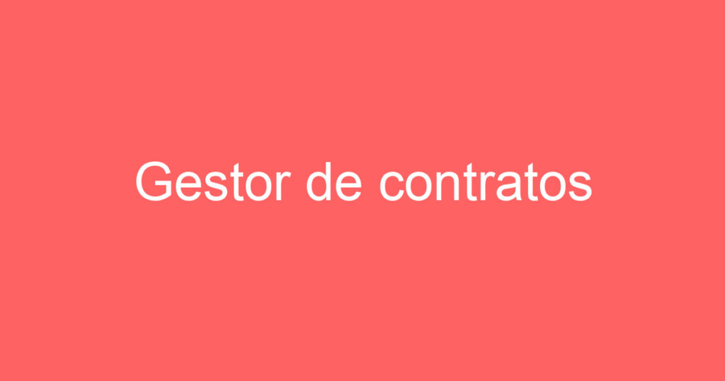 Gestor de contratos 1