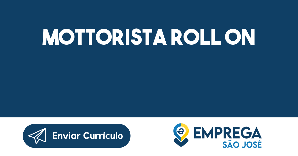 Mottorista Roll On-São José dos Campos - SP 39
