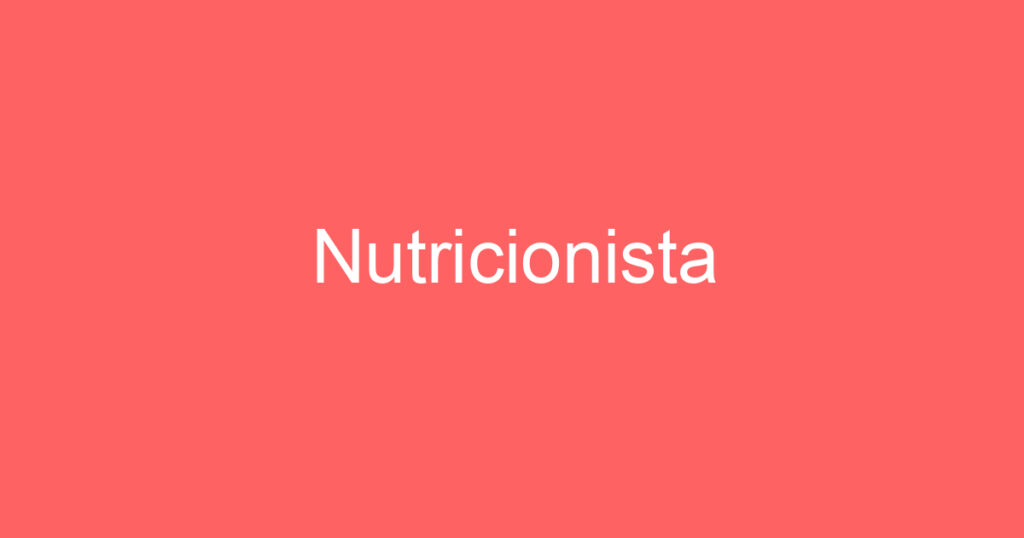 Nutricionista 1