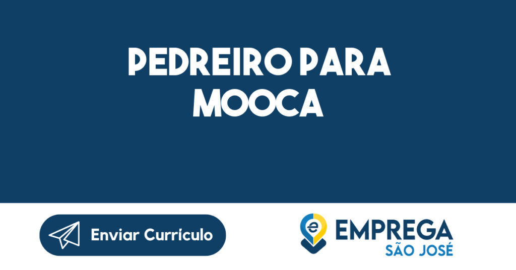 PEDREIRO PARA MOOCA -Jacarei - SP 1
