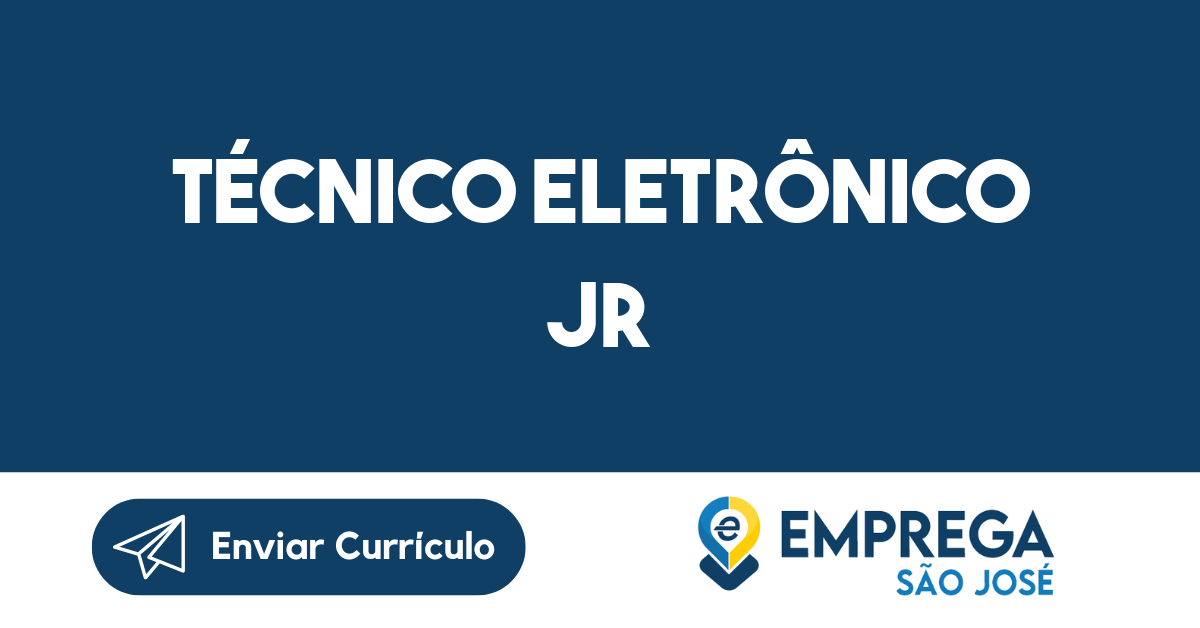 Técnico Eletrônico Jr-Jacarei - SP 335