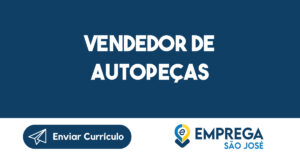 VENDEDOR DE AUTOPEÇAS-São José dos Campos - SP 10