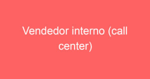 Vendedor interno (call center) 1