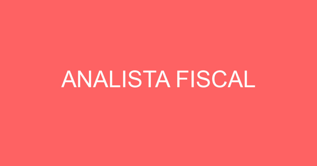 AUXILIAR DE ESCRITA FISCAL 1