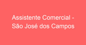 Assistente Comercial - São José dos Campos 7