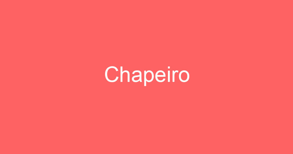 Chapeiro 1