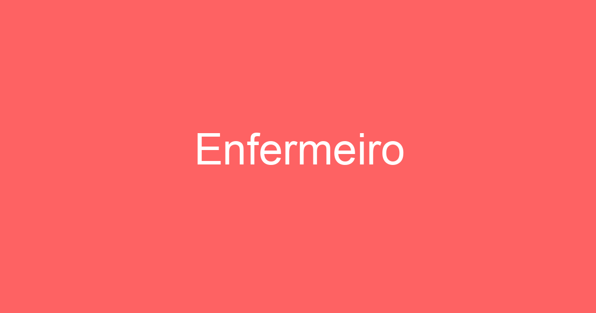 CV ENFERMEIRO (A) 11