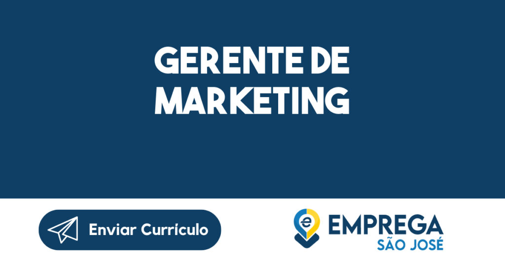 Gerente de Marketing-São José dos Campos - SP 1