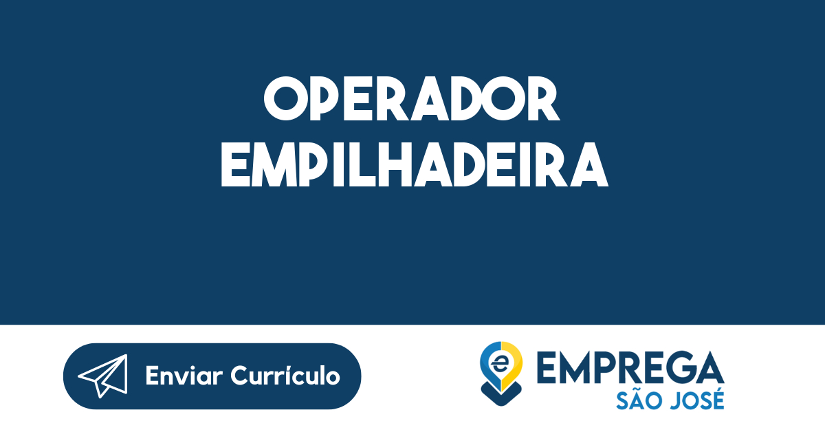 OPERADOR EMPILHADEIRA-São José dos Campos - SP 31