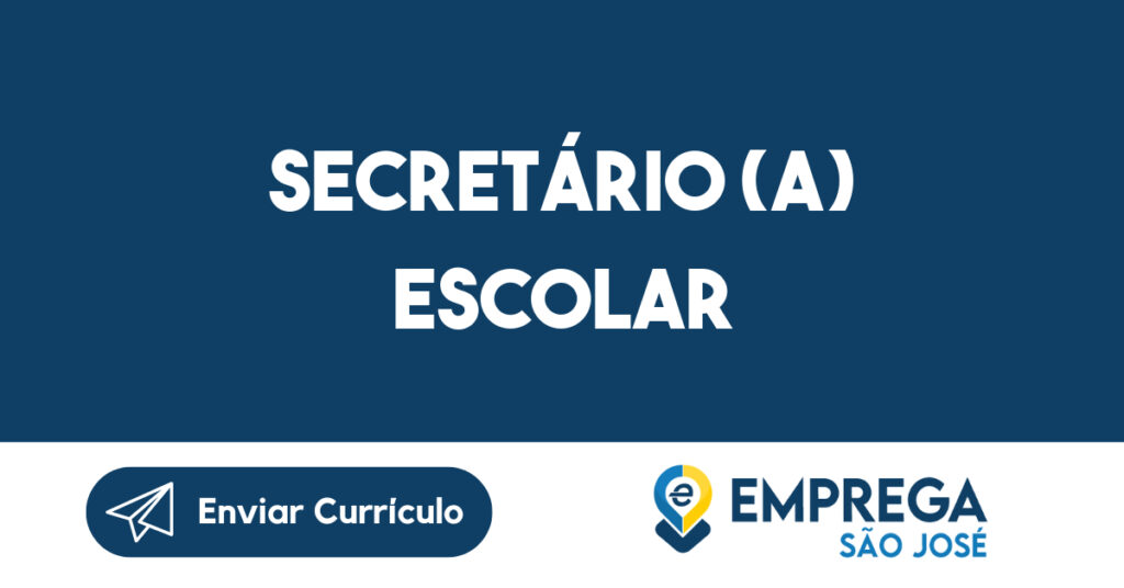 Secretário (a) Escolar-São José dos Campos - SP 1