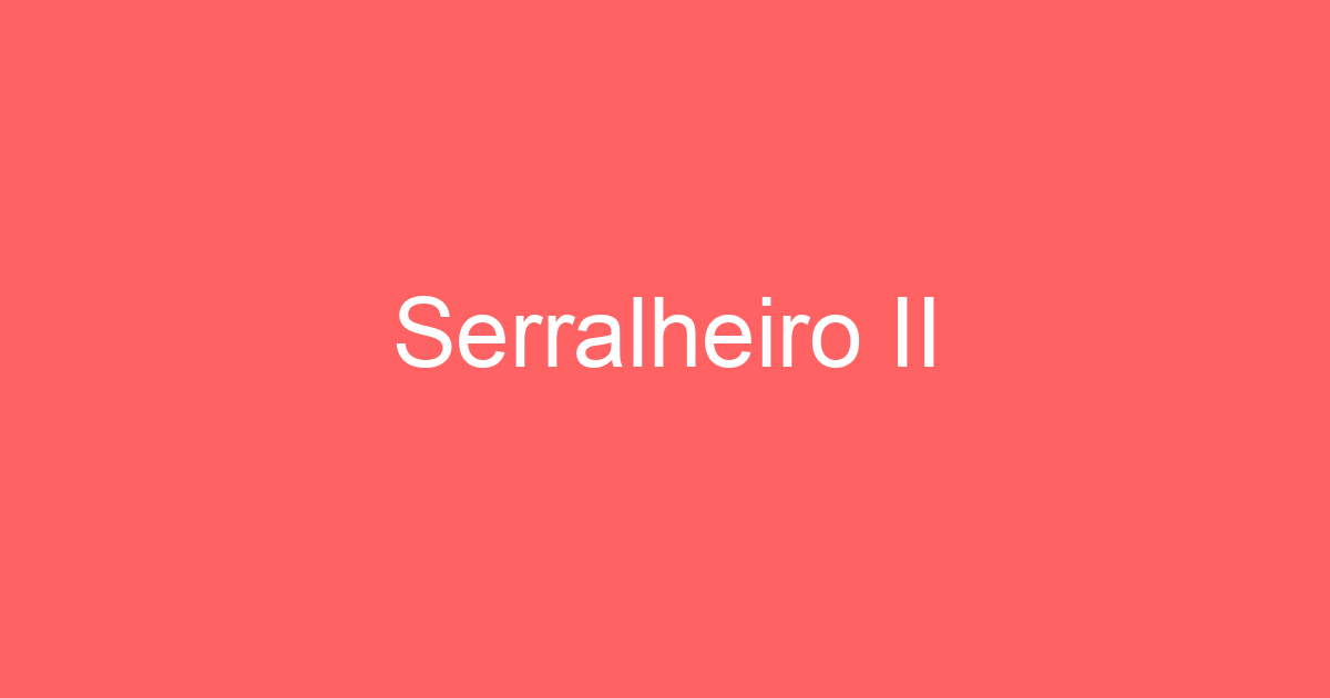 Serralheiro II 43
