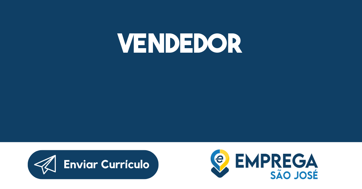 VENDEDOR-São José dos Campos - SP 143