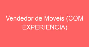 Vendedor de Moveis (COM EXPERIENCIA) 10