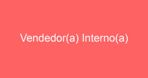 Vendedor(a) Interno(a) 2