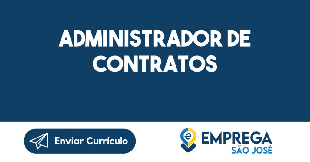 Administrador de Contratos-São José dos Campos - SP 1