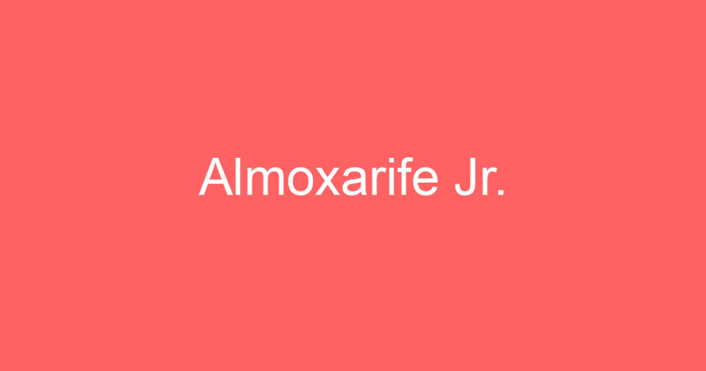 Almoxarife Jr. 1 Almoxarife Jr. 1