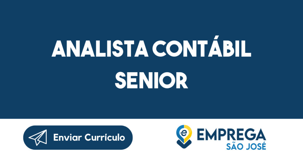 Analista Contábil Senior-São José dos Campos - SP 1